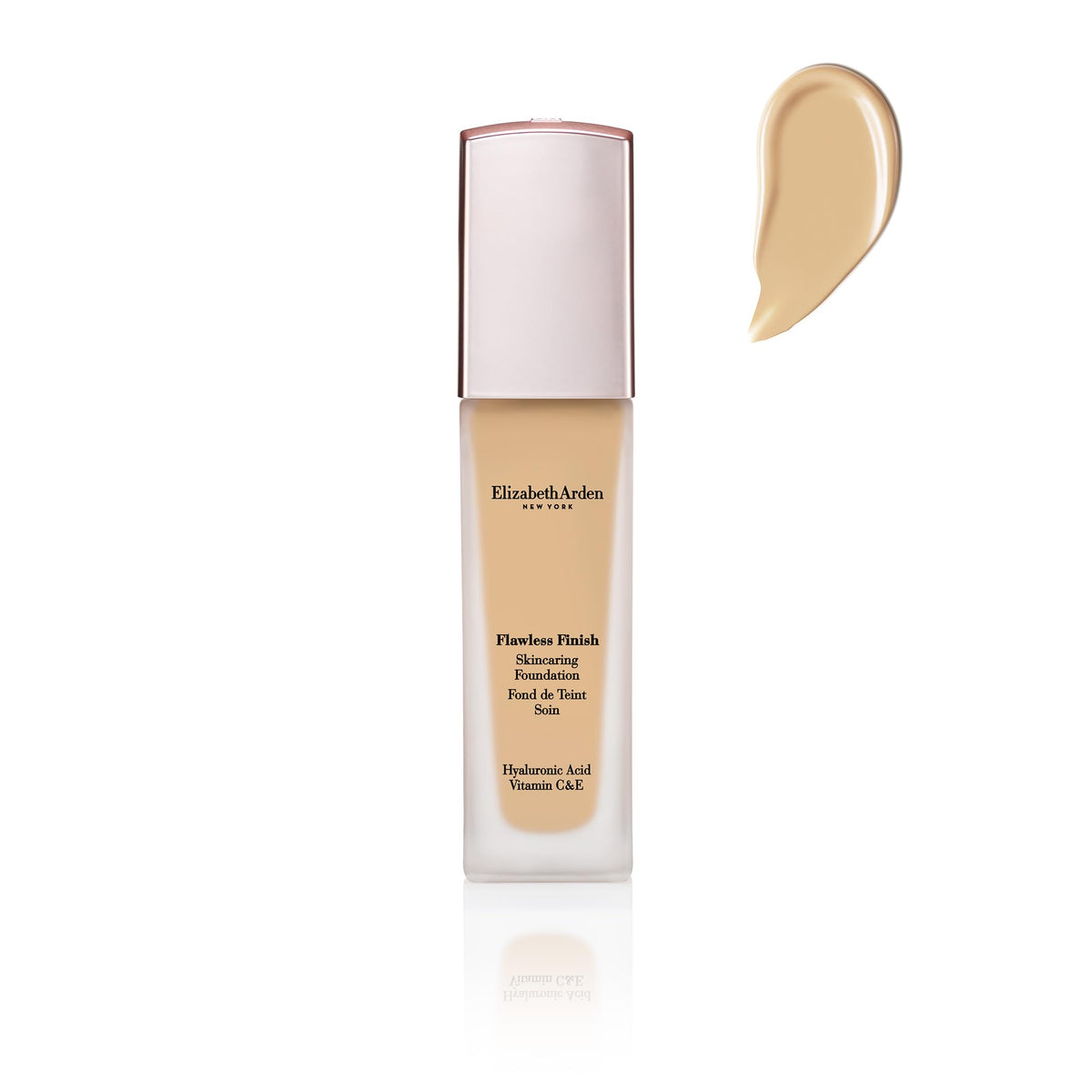 Elizabeth Arden Flawless Finish Skincaring Foundation With Hyaluronic Acid, Vitamin C & E, 250N (Light To Medium Skin With Neutral Undertones), 1 Fl. Oz.