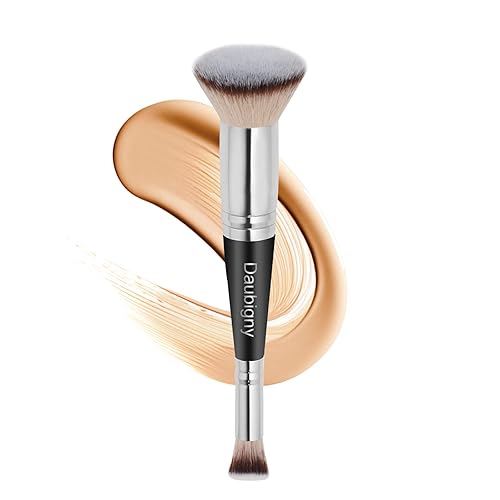 Daubigny Dual-ended Makeup Brushes Set - Pro Foundation & Concealer Brush for Flawless Finish