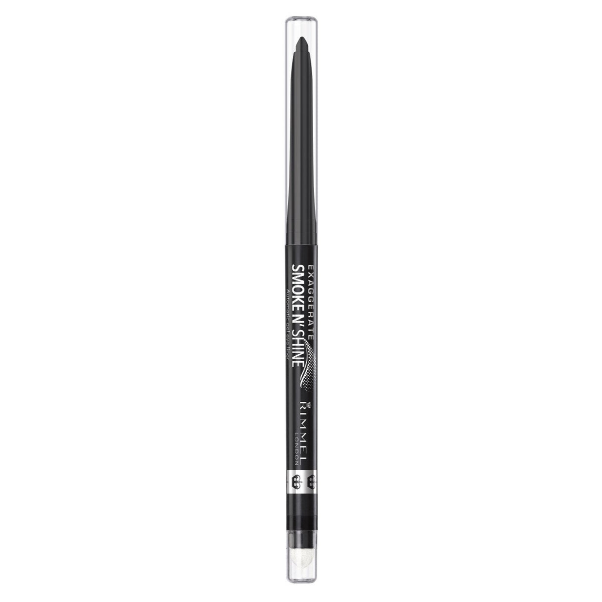 Rimmel Exaggerate Eyeliner, Smoke'N Shine, Blue Steel, 0.008 oz - Long-Lasting Color