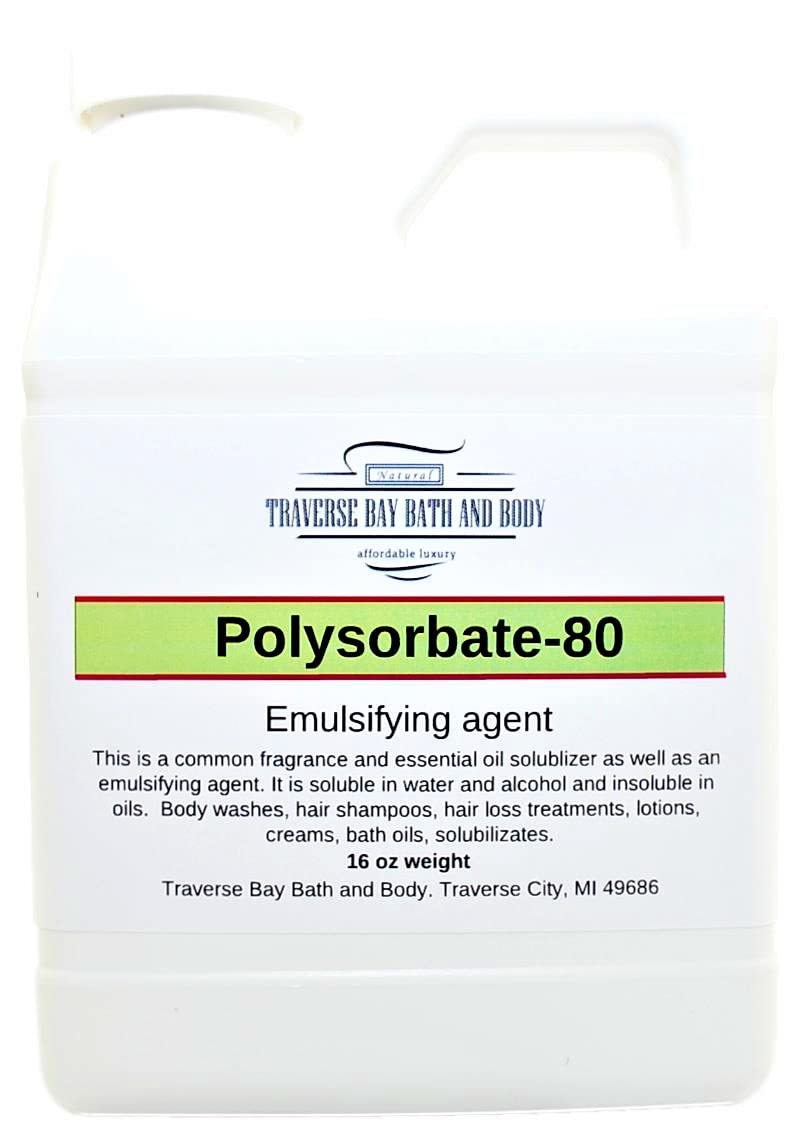 Traverse Bay Polysorbate 80, 16Oz - Pure Surfactant & Emulsifier, Made In The Usa