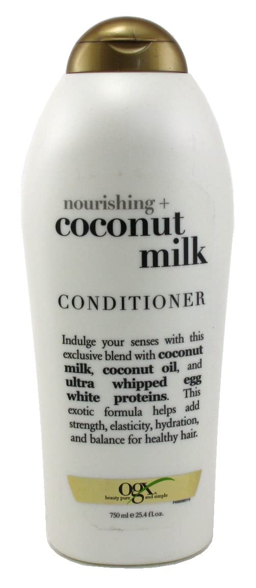 Ogx Conditioner Coconut Milk 25.4 Ounce (750ml) (Pack of 2)