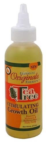 Ultimate Originals Tea Tree Stimulating Growth Oil 4Oz (2 Pack) - Hair Growth & Nourishment