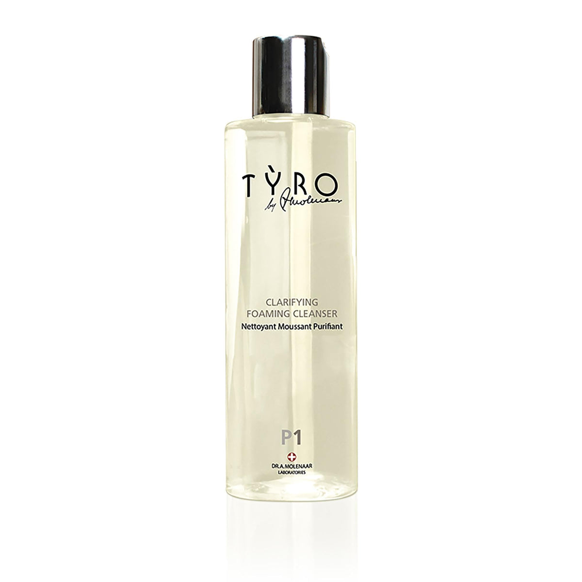 Tyro Clarifying Foam Cleanser - Oily Skin Solution, 6.76 Oz - Removes Makeup & Pollutants