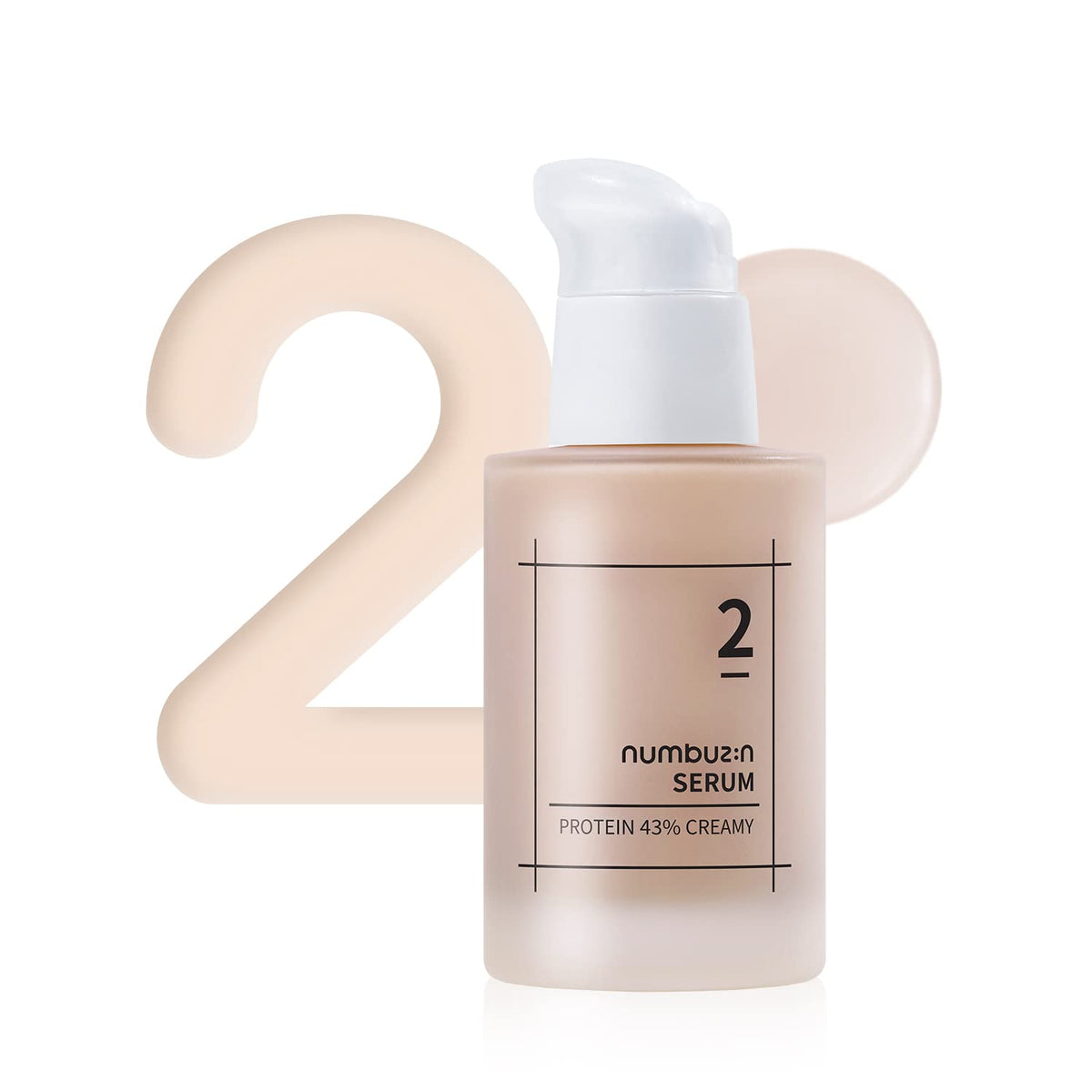 Numbuzin No.2 Creamy Serum - 43% Oat Protein & Ceramide For Tightening Skin, 1.