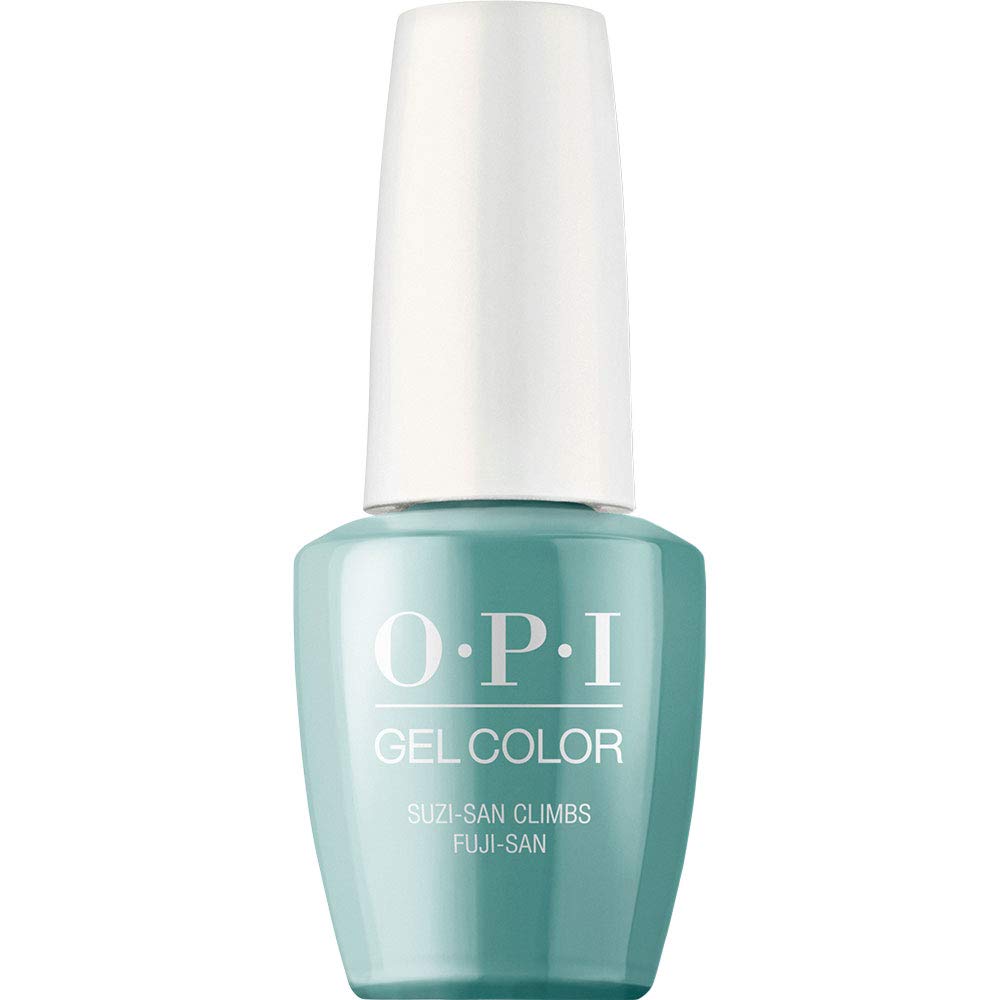 OPI gelcolor  Suzisan climbs Fujisan  green gel Nail Polish  Tokyo collection  05 fl oz