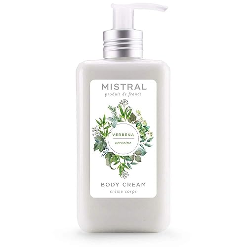 Mistral Organic Shea Body Cream With Verbena, 10 Fl Oz - Nourishing Moisturizer