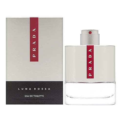 Prada Luna Rossa Eau De Toilette Spray For Men, 3.4 Oz - Iconic Fragrance In Red