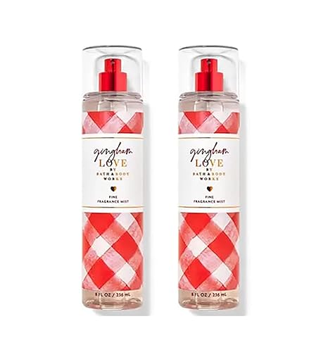 Bath & Body Works Gingham Love Fine Fragrance Body Mist Gift Set - 2 Pack, 8 Fl Oz