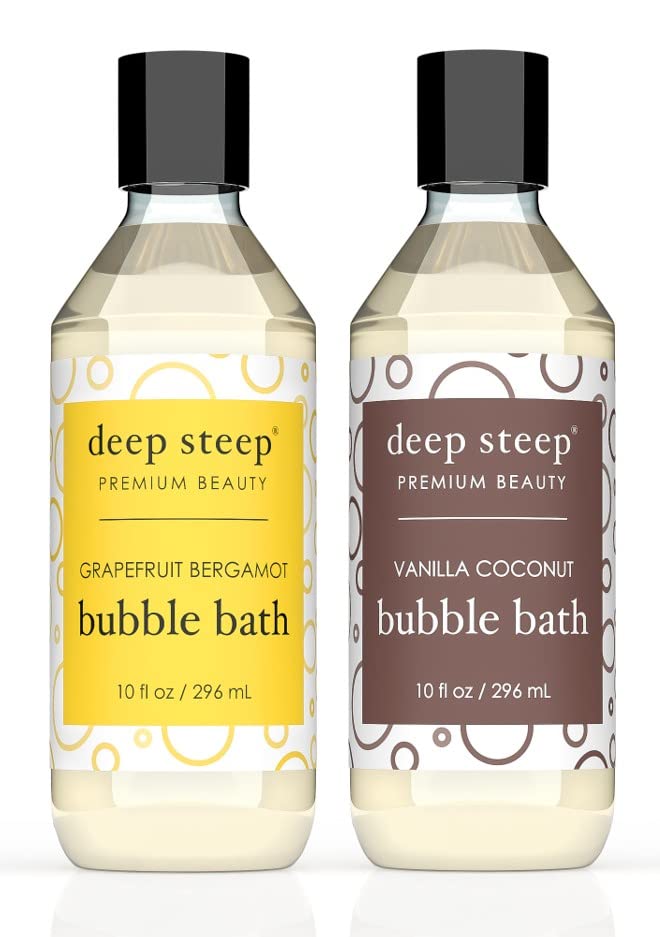 Deep Steep Bubble Bath, 10Oz (Pack Of 2) - Best Sellers, Relaxing Bath Soak For Ultimate Comfort