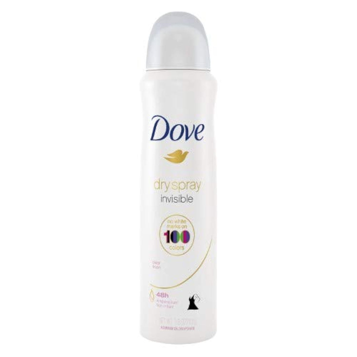 Dove Invisible Dry Spray Antiperspirant Deodorant, Clear Finish, 3.8 Oz, 7.6 Oz Pack