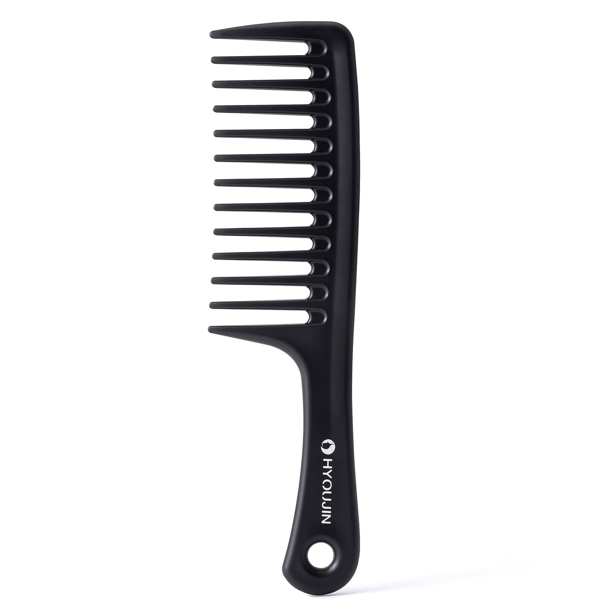 Hyoujin Black Wide Tooth Comb Detangler Brush For Curly, Wet, Long Hair - 1 Count