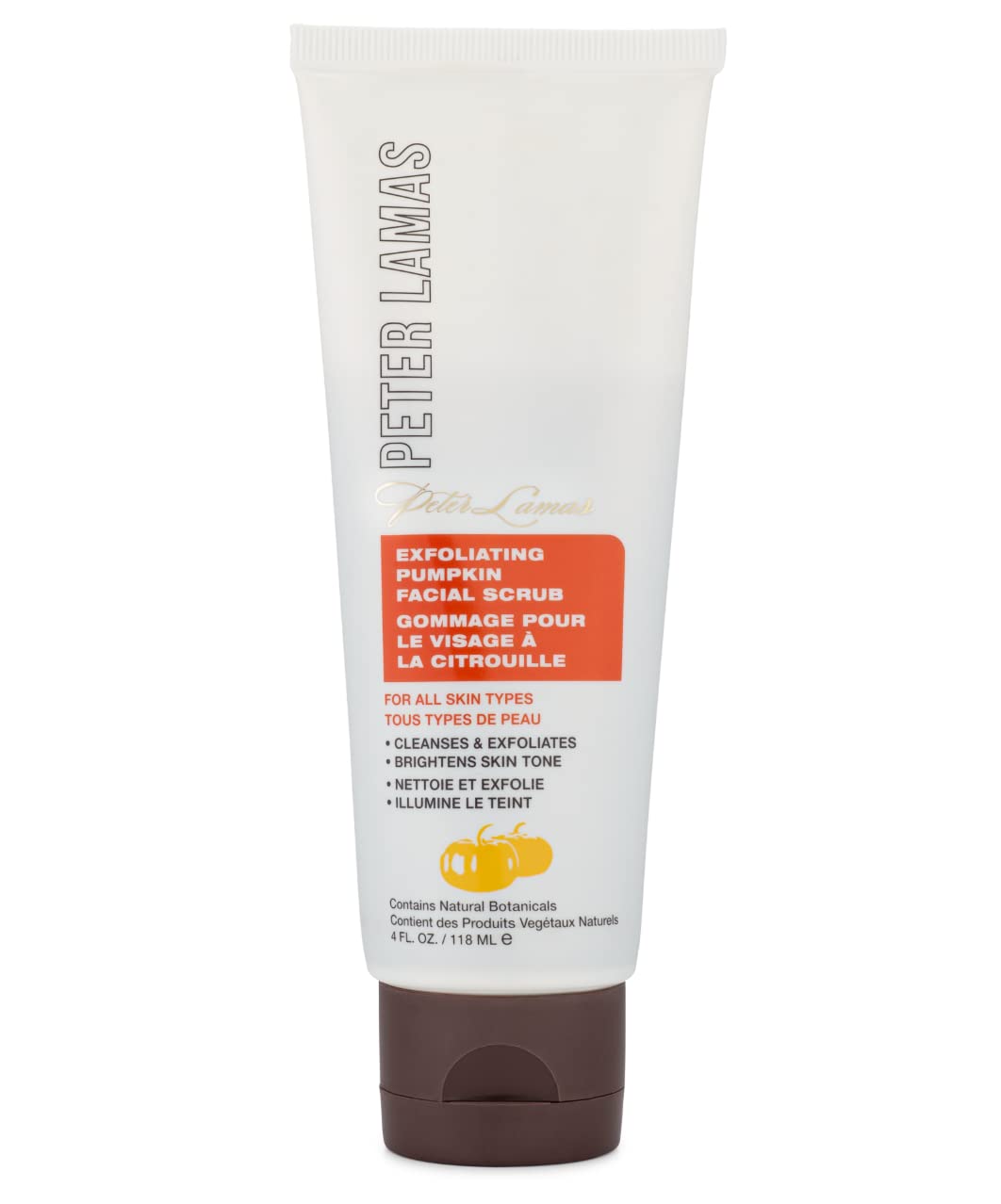 Peter Lamas Naturals Exfoliating Facial Scrub For Sensitive Skin With Pumpkin Enzymes - 4 Fl Oz