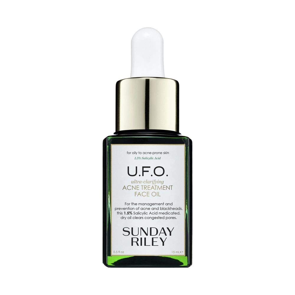 Sunday Riley U.F.O. Acne Treatment Face Oil - Ultra-Clarifying, 0.5 Fl Oz