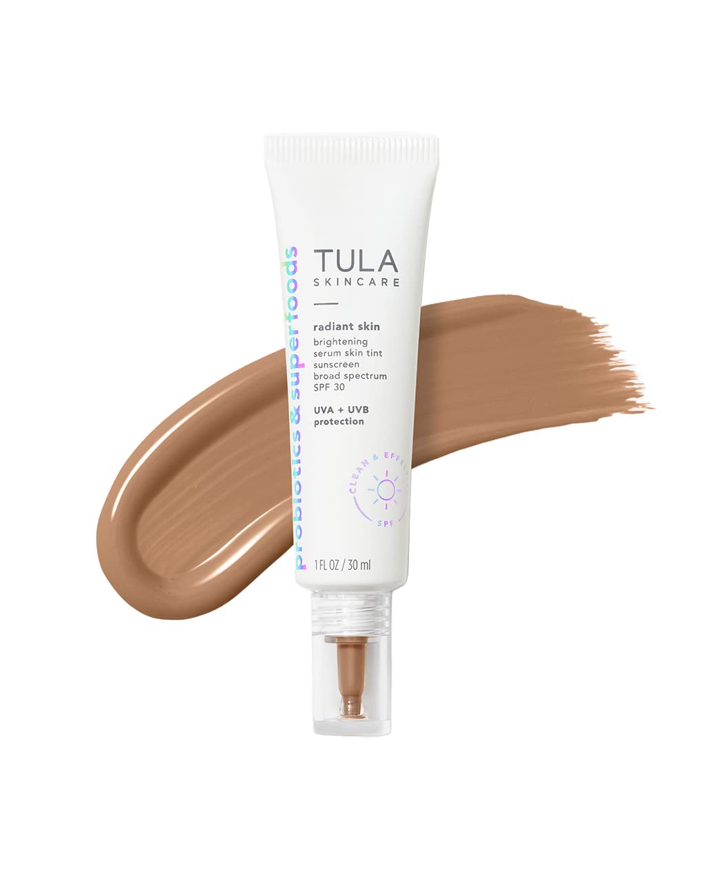 TULA Radiant Skin Brightening Serum Tint SPF 30 - Shade 13, 1.0 fl oz - Tinted Facial Suns