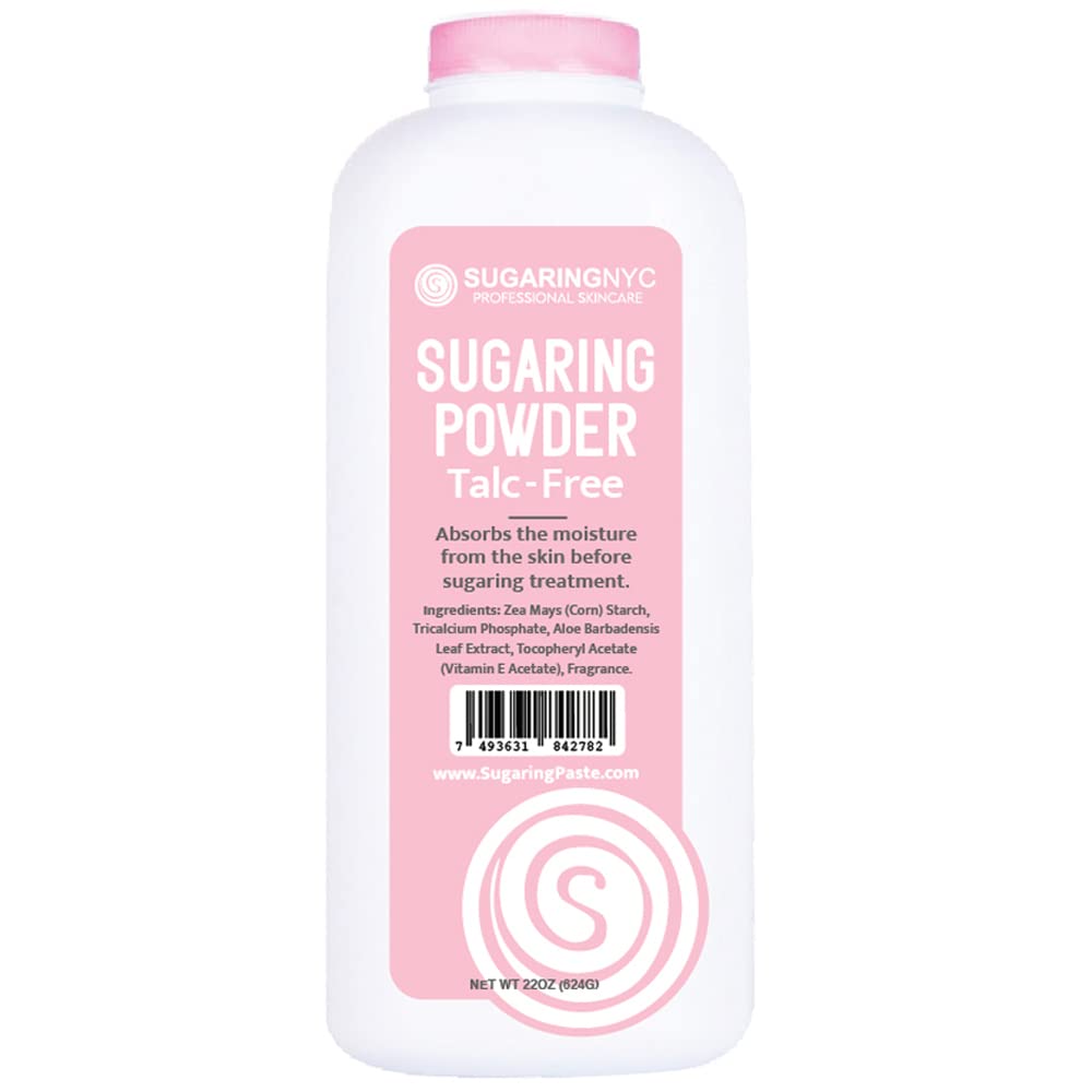 Sugaring Nyc Talc-Free Powder, 22Oz - Gentle Hair Removal, Hypoallergenic Body Powder