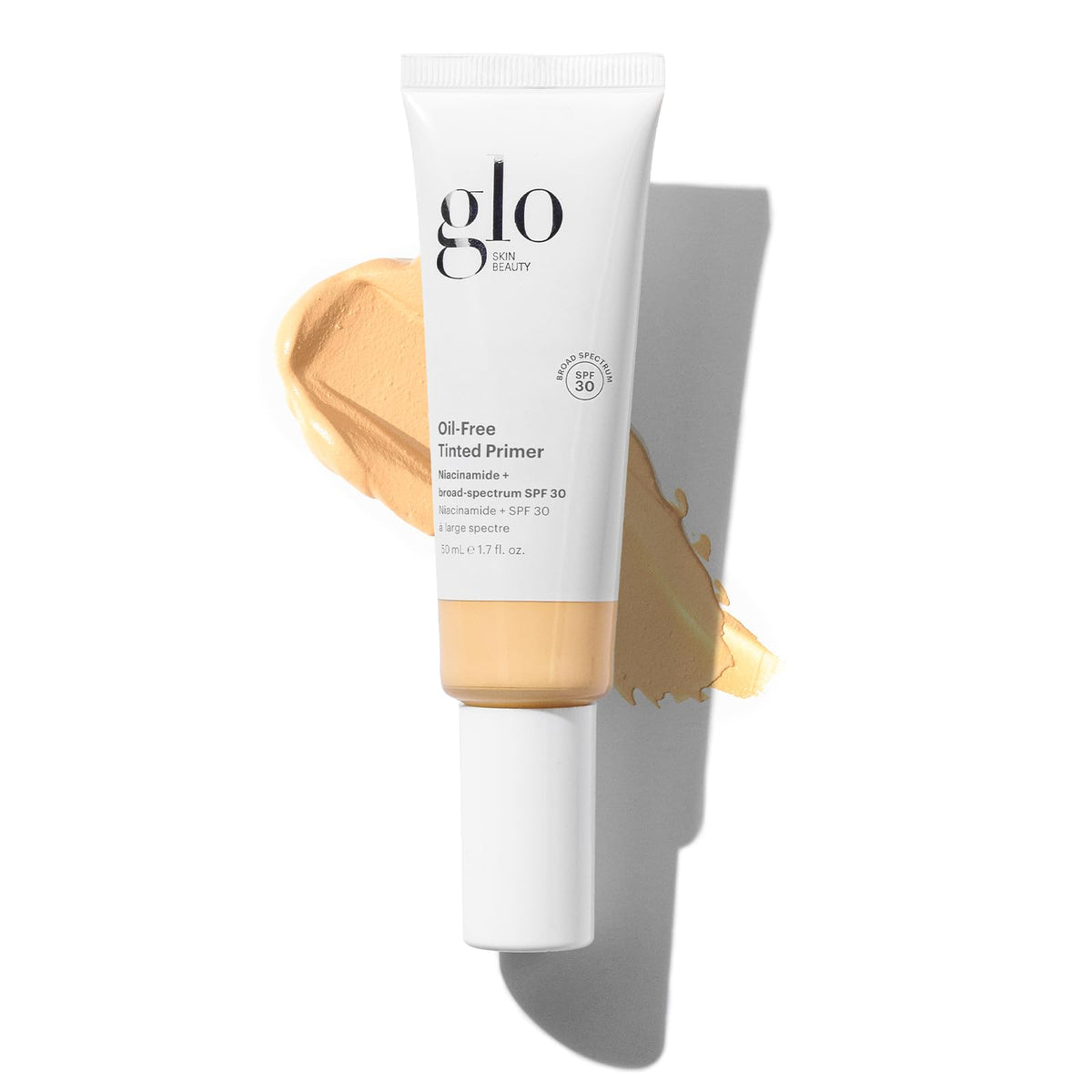 Glo Skin Beauty Oil-Free Tinted Primer Spf 30, Light Medium, 1.7 Oz - Sheer Coverage & Sunscreen