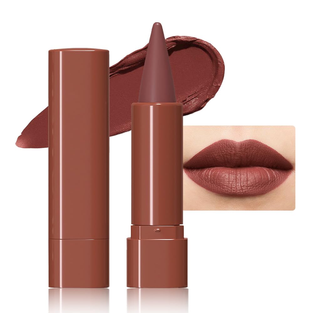 Cakaila Matte Lipstick & Lip Liner Set, Waterproof Long Lasting, High Pigmented, Gift For Women