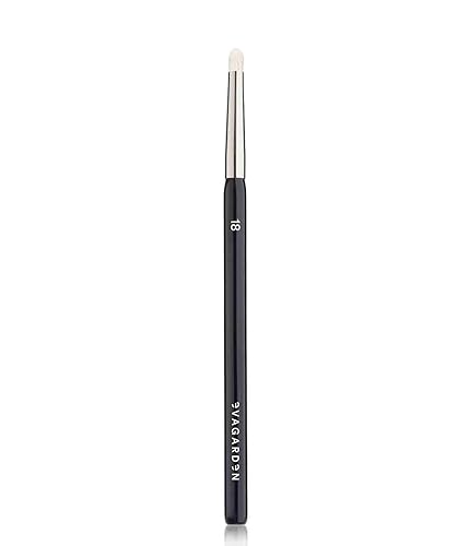 Evagarden Pencil Brush Eyes No. 18 - Goat Hair, White, 1 Size Makeup Tool