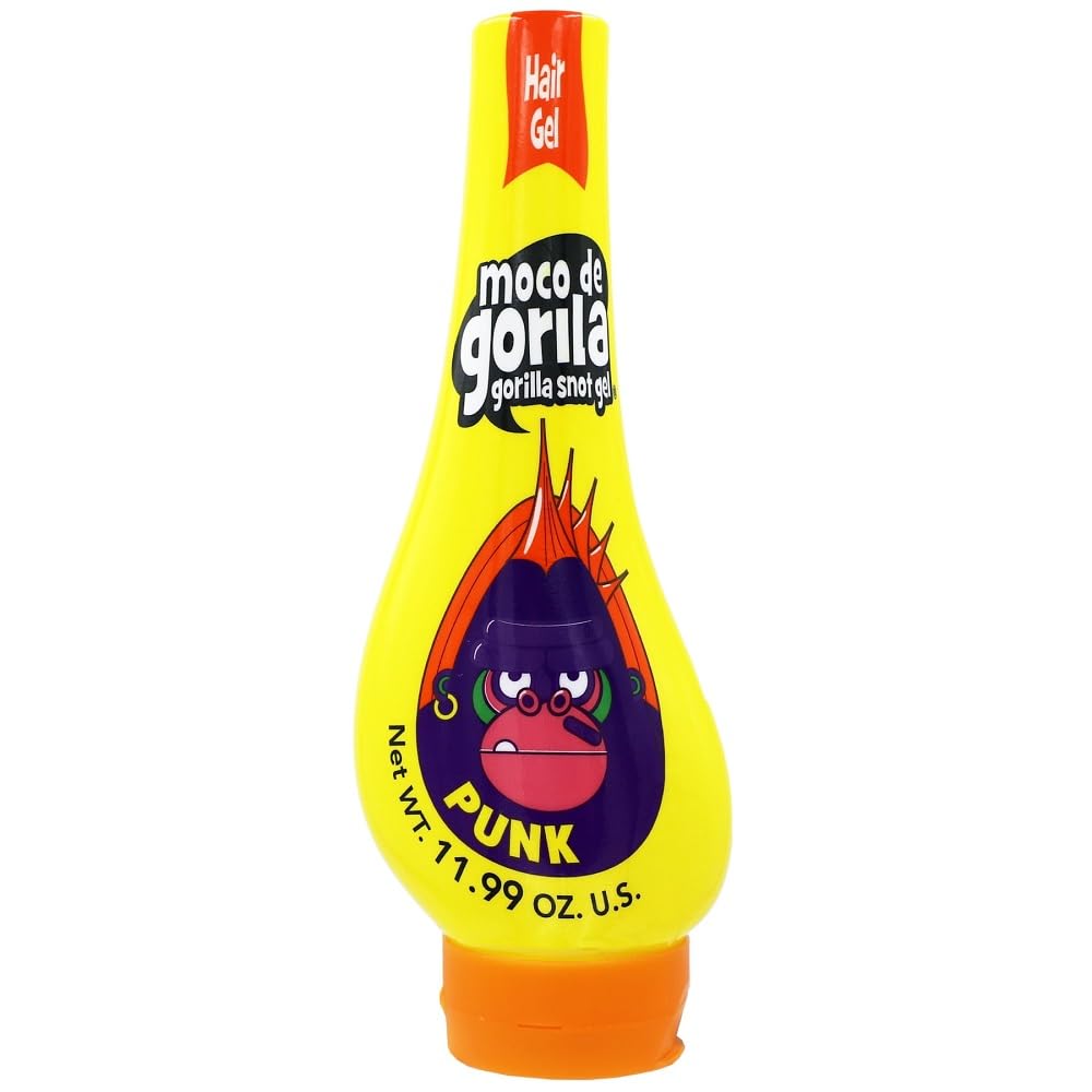 Moco De Gorila Punk Hair Gel - Indestructible Styling Gel For Extreme Hold, 11.9 Oz