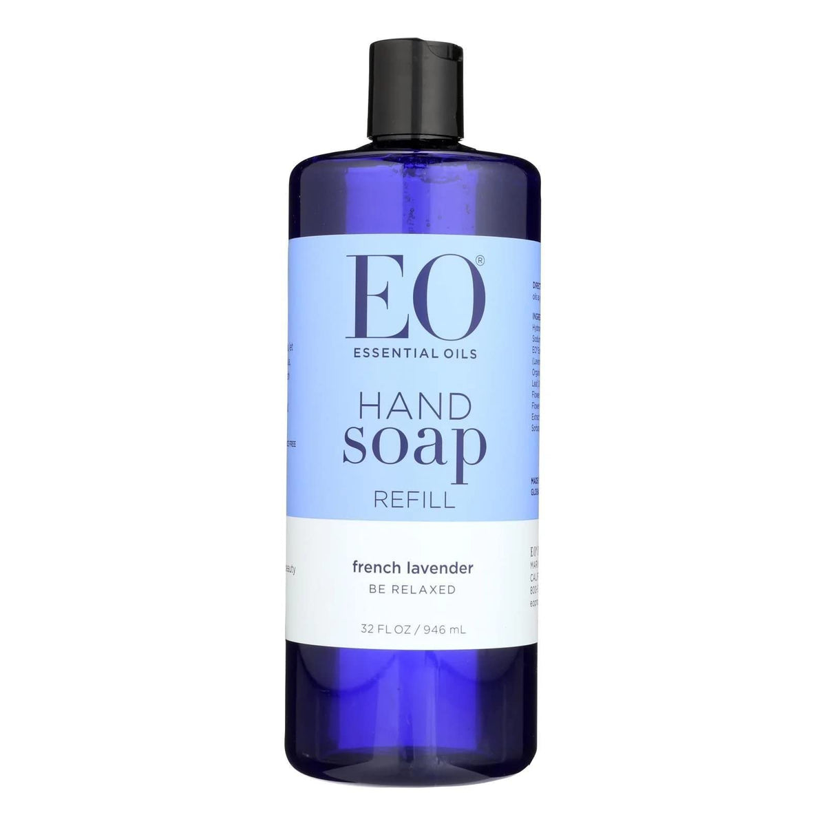 Eo Hand Soap Refill, French Lavender, 32 Fl Oz - Natural, Moisturizing, Eco-Friendly