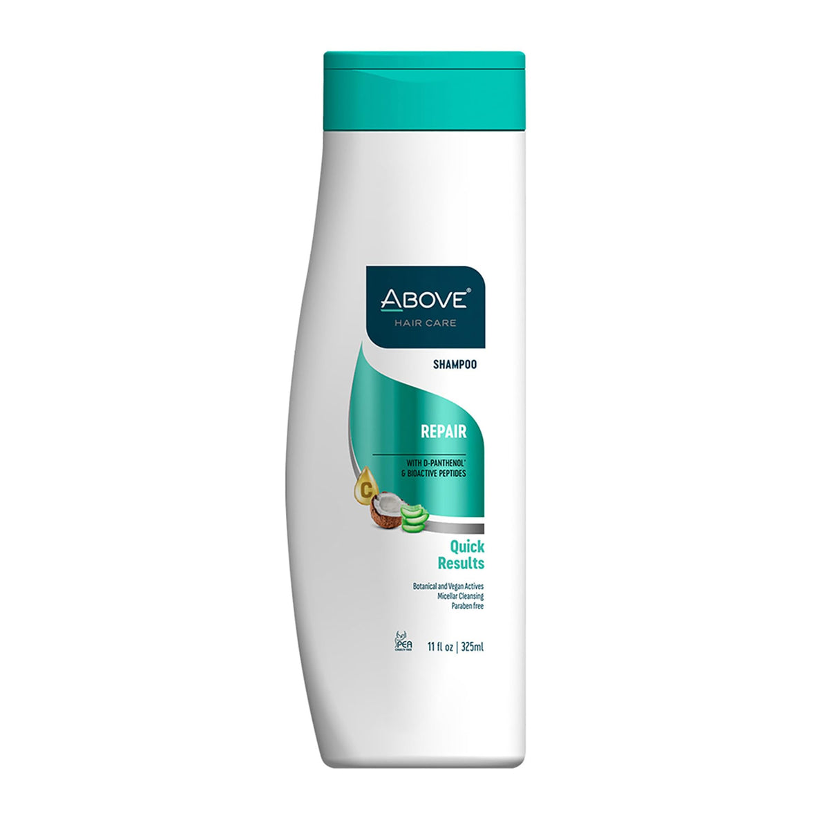 Above Repair Shampoo, 11 Oz - Anti Frizz, Strengthens Hair, Vegan For Damaged Hair