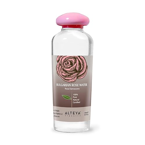 Alteya Organics Rose Water Toner 8.5 Fl Oz - Pure Bulgarian Rosa Damascena, Award-Winning Moistur