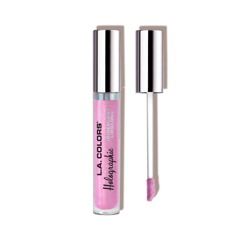 L.A. Colors Holographic Lipgloss - Iridescent Sugared, 0.14 Ounce, Glossy Shine