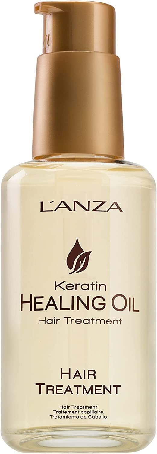 L'Anza Keratin Healing Oil Hair Treatment - Nourishing Hair Oil For Dry Damaged Hair, 6.2 Fl Oz