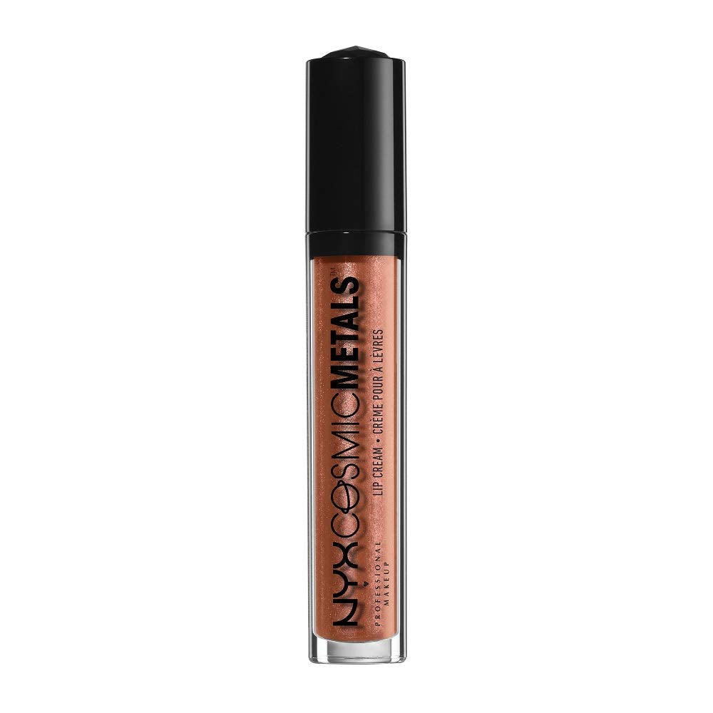 Nyx Professional Makeup Cosmic Metals Lip Cream, Liquid Lipstick, Speed Of Light, 0.13 Fl Oz