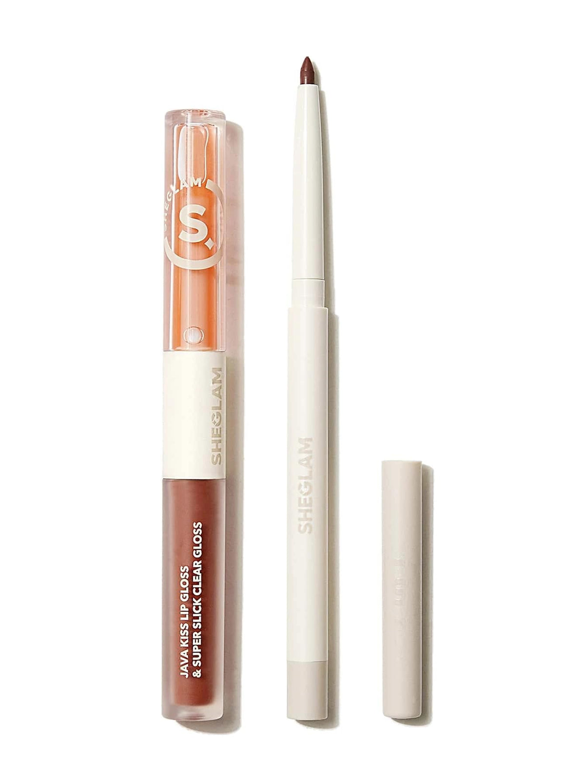 Sheglam Soft 90'S Glam Lip Liner & Liquid Lipstick Set - Haute Cocoa, Moisturizing & Long Lasting