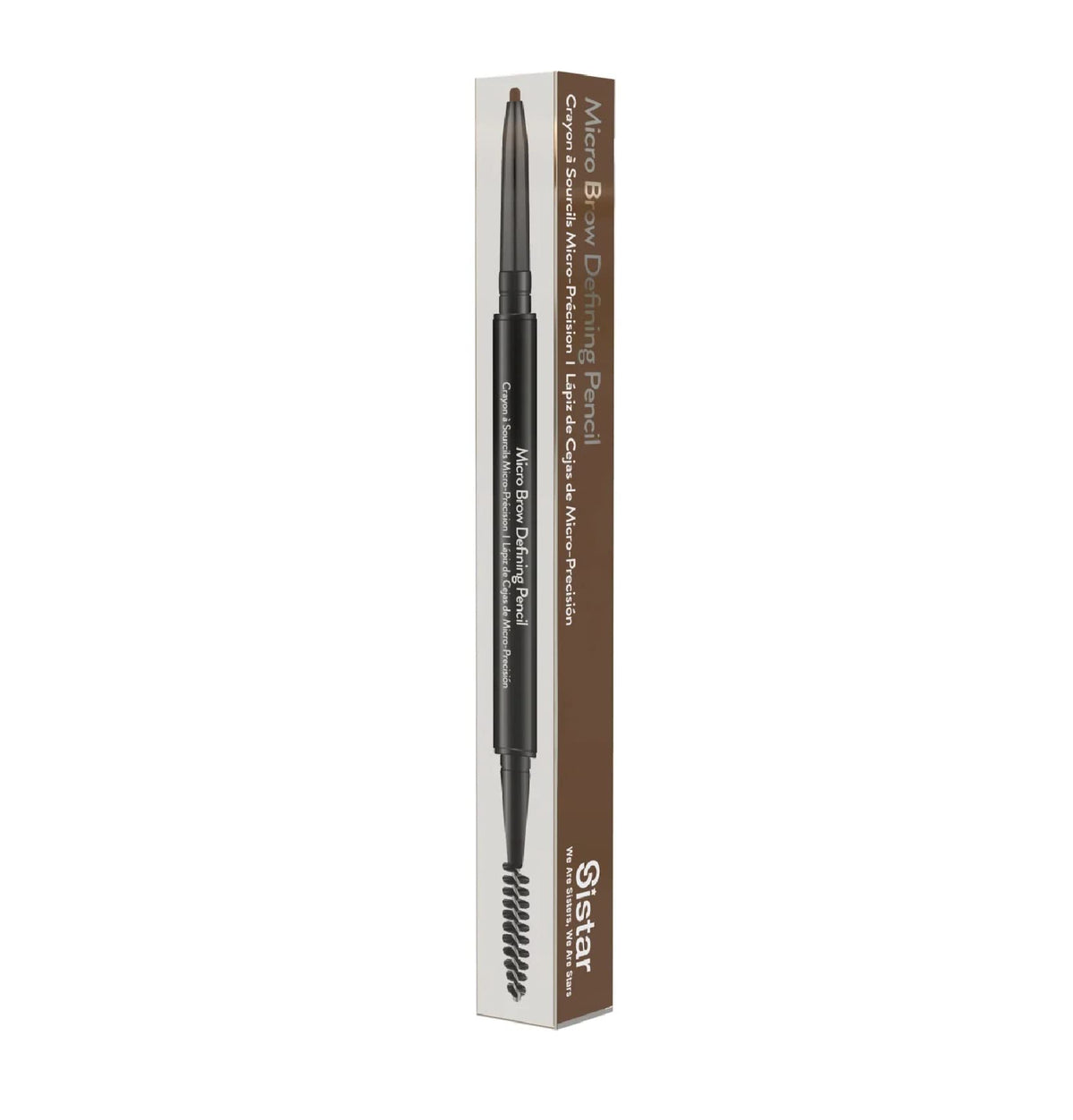 Sistar Micro Brow Defining Pencil - Waterproof Ultra Fine Eyebrow Pencil, Warm Brown