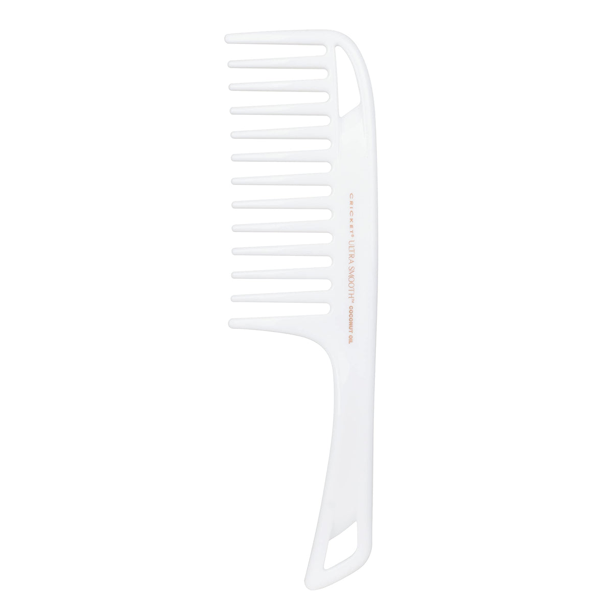 Cricket Ultra Smooth Coconut Detangler Comb for Wet  Dry  Long  Thick  Curly Hair AntiFrizz Detangling Shower Comb with Coconut