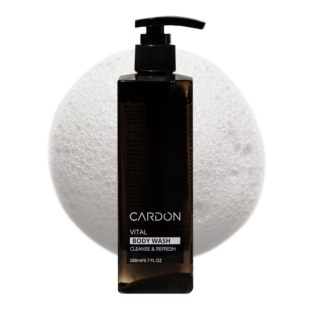 Cardon Men'S Acne Clearing Body Wash With Green Tea & Sea Buckthorn, 9.7 Fl Oz