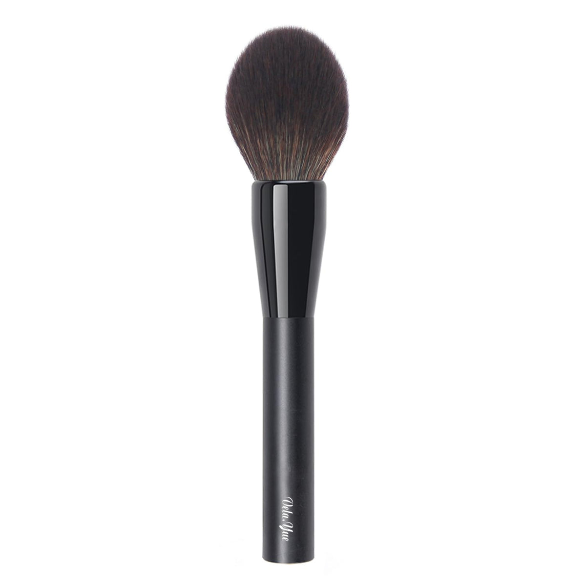 Vela.Yue Tapered Powder Blush Brush - Precision Face Blusher, Bronzer & Highlighter Tool, Black