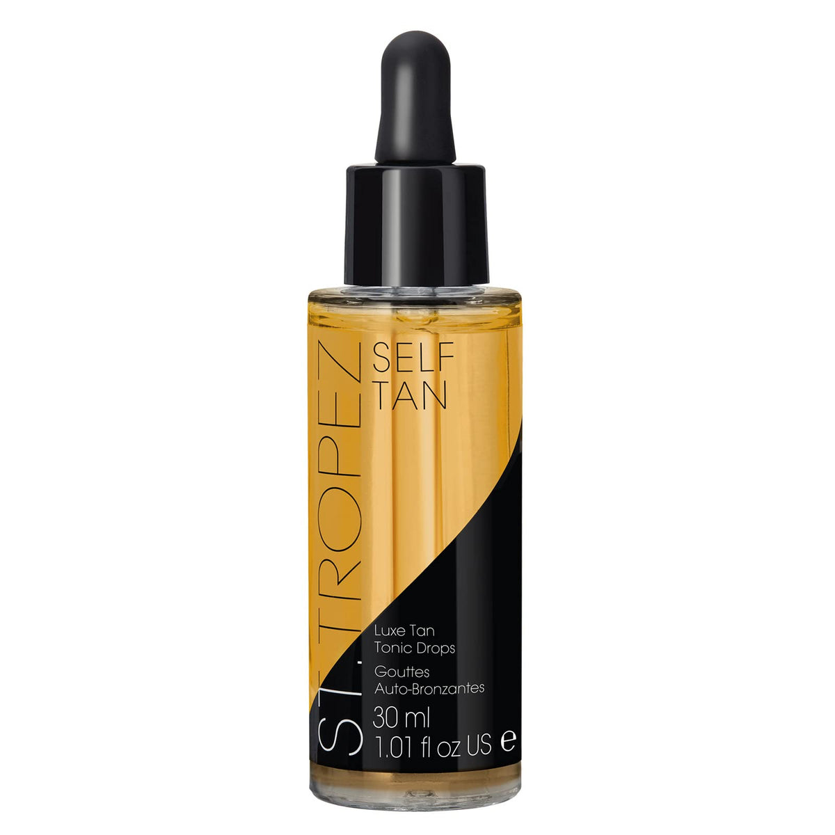 StTropez Luxe Tan Tonic Glow Drops  5in1 Face Self Tanning Drops  Niacinamide  Hyaluronic Acid  Vitamin C  E  Vegan  Natural