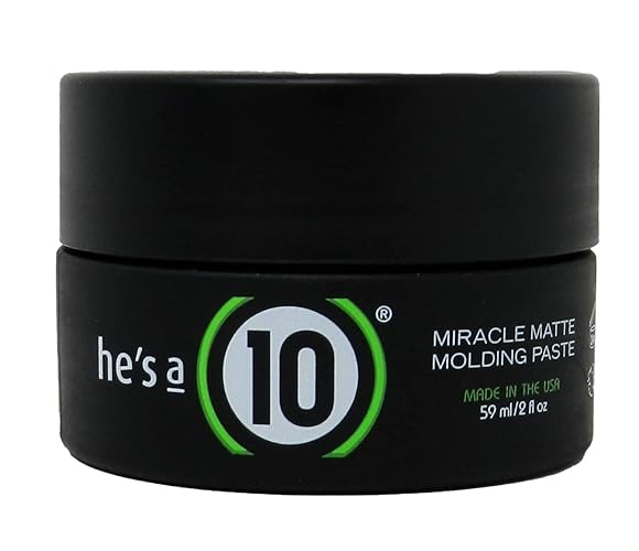 It'S A 10 Miracle Matte Molding Paste For Men, 2 Oz - Hair Styling Cream, Strong Hold