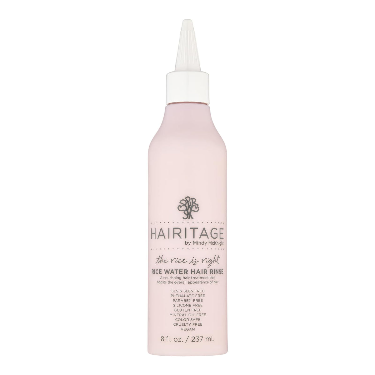 Hairitage Rice Water Hair Rinse With Rosemary & Quinoa, 8 Oz - Nourishes & Volumizes Hair