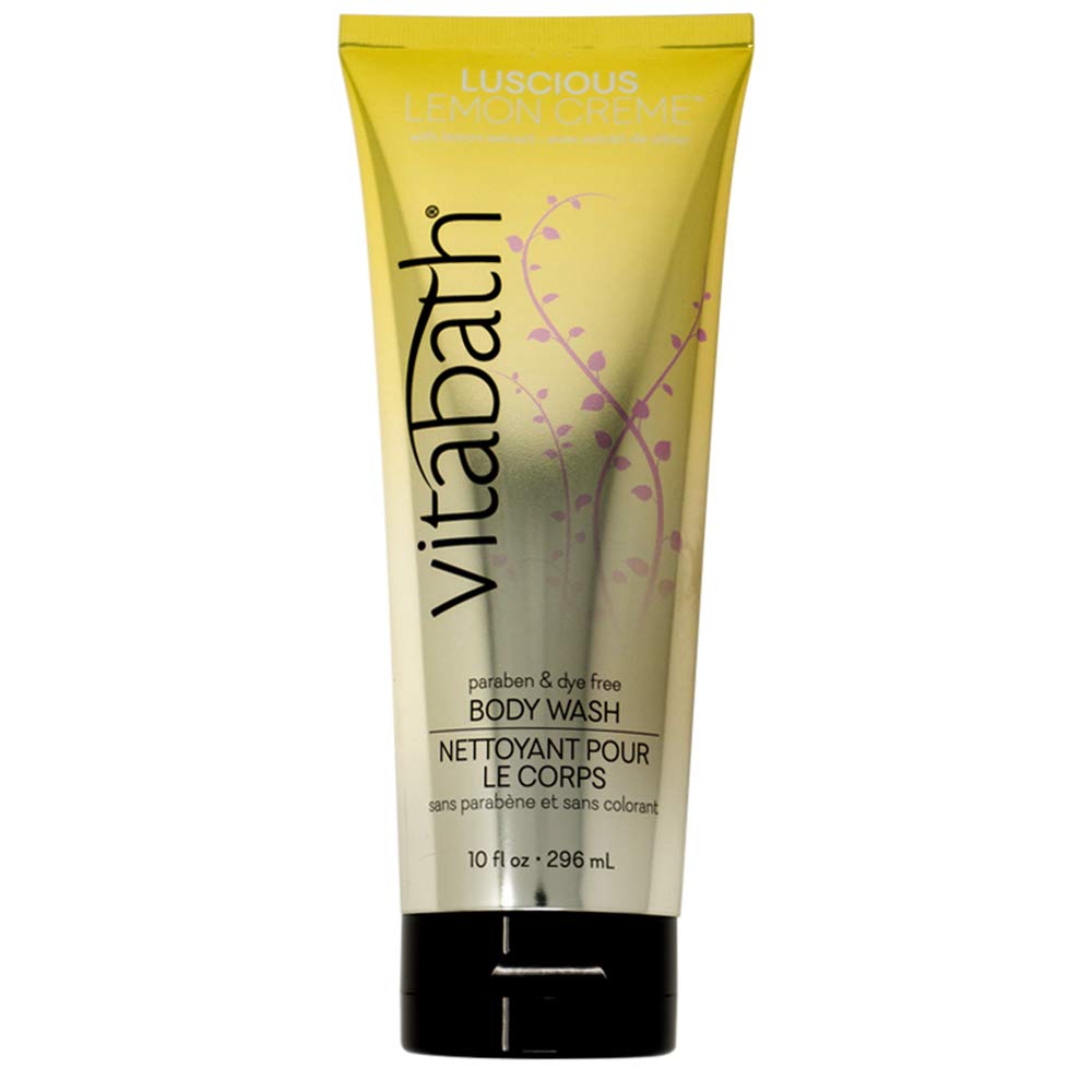 Vitabath Luscious Lemon Creme Body Wash For Unisex - 10 Oz Hydrating Body Wash