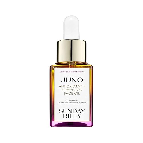 Sunday Riley Juno Antioxidant Superfood Face Oil, 0.5 Fl Oz - Nourishing Hydration