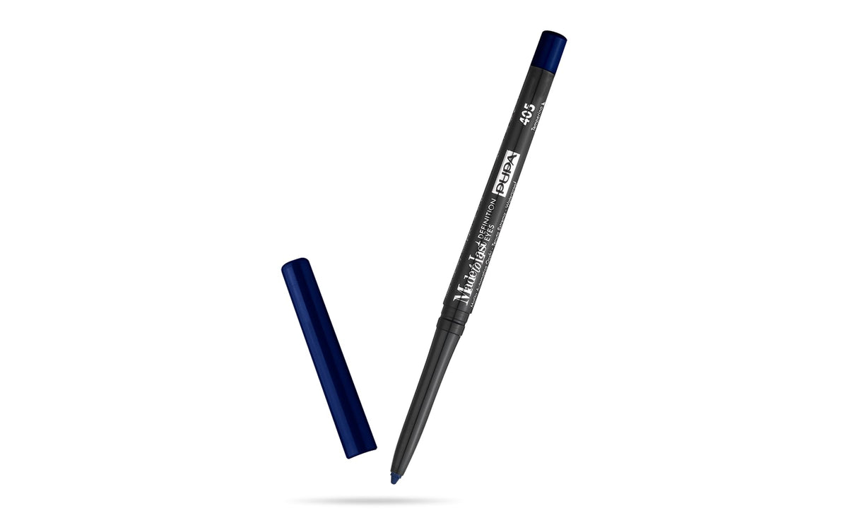 Pupa Milano 405 Navy Creamy Retractable Eyeliner - Smudge-Free, Long-Lasting Color, 0.012