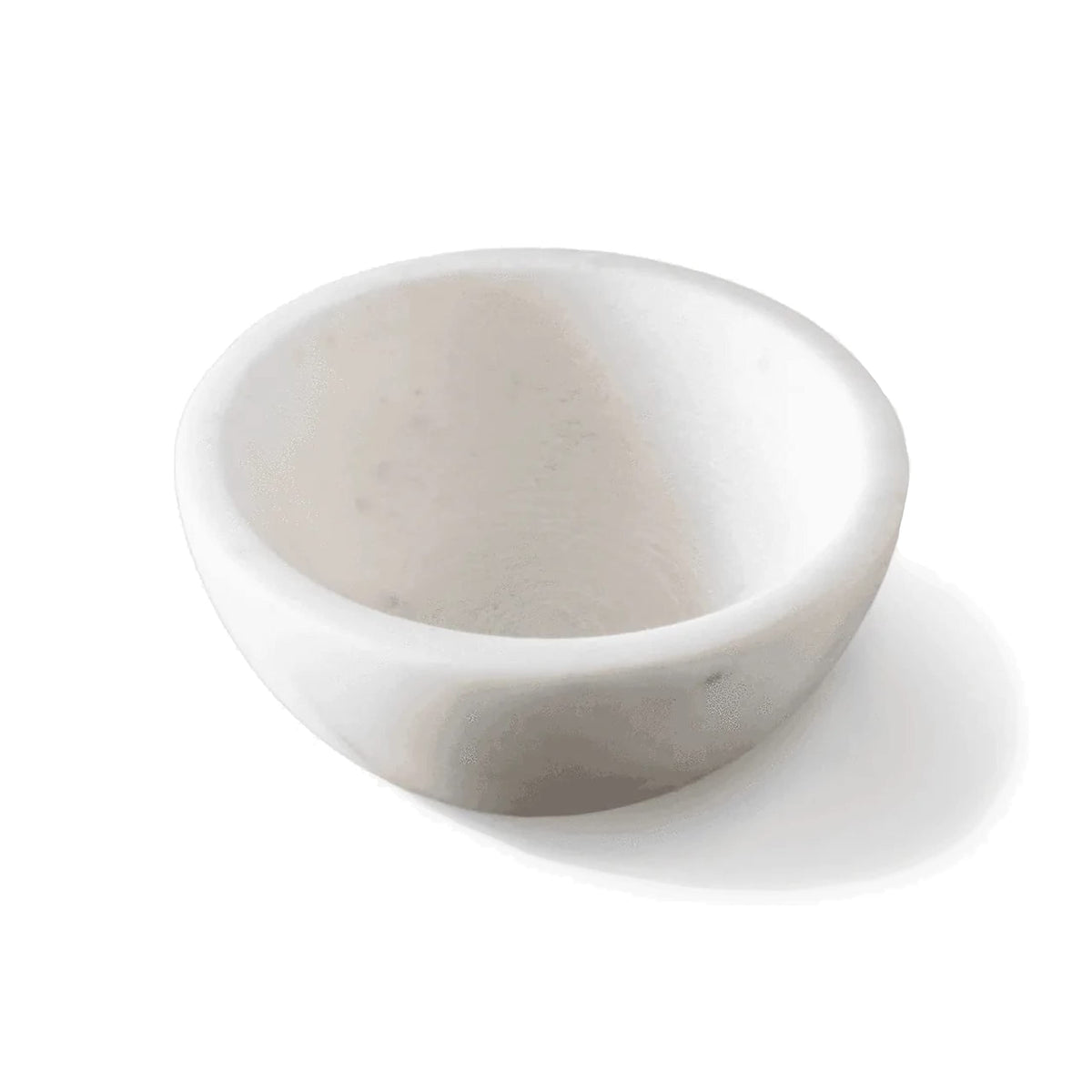 Nikkispride Marble Shaving Bowl - Handcrafted White Marble For Better Lather & Bathroom Decor