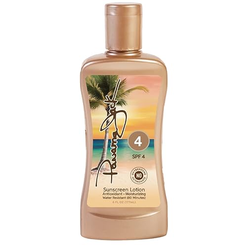 Panama Jack Spf 4 Sunscreen Tanning Lotion - 6 Fl Oz, Paba & Paraben Free, Moisturizing Formula