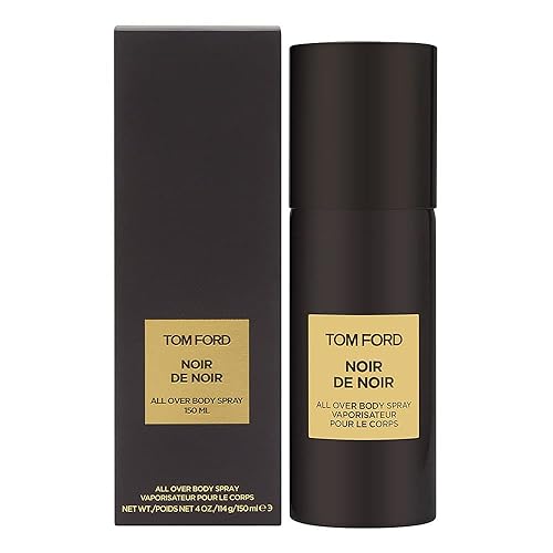 Tom Ford Noir De Noir All Over Body Spray - 4.0 oz Luxury Fragrance for Men - Scented Body Mist, Long-lasting Aroma