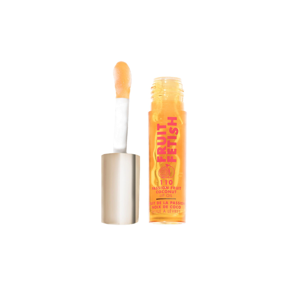 Milani Fruit Fetish Lip Oil - Passionfruit Coconut, 0.14 Fl Oz, Hydrating Lip Gloss