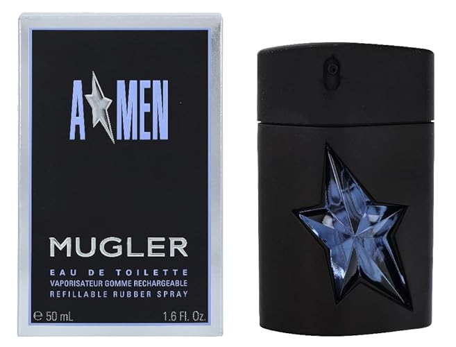 Mugler A*MEN Eau de Toilette 1.7 oz/50 mL - Bold Fragrance for Men, Iconic Scent, Long-lasting Wear