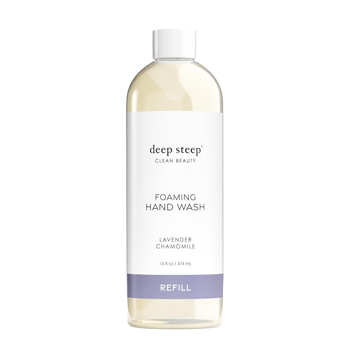 Deep Steep Lavender Chamomile Foaming Hand Wash Refill - 16Oz Clear Pack