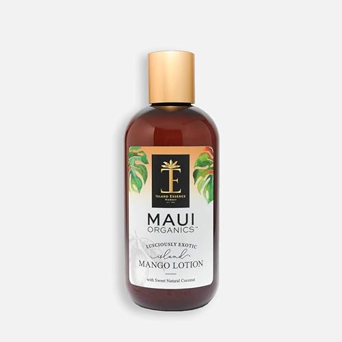 Maui Organics Intense Moisturizing Lotion, Mango Scent, 8.5 Ounce, Hydrating Skin Care