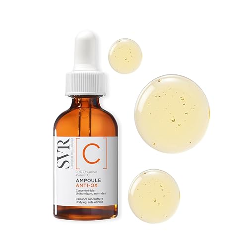 SVR Vitamin C Serum 20% - Brightening for Fine Lines, Dull Skin & Uneven Tone, 1 Fl Oz