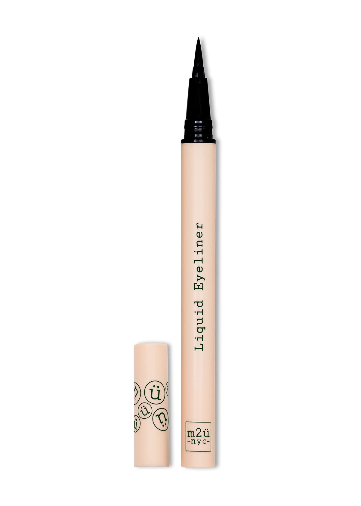 M2U Nyc Waterproof Liquid Eyeliner Pen - Long-Lasting, Smudge-Proof, Vegan, Black