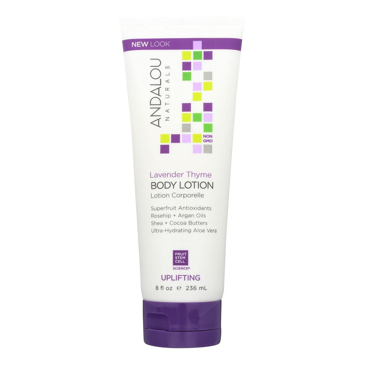 Andalou Naturals Lavender & Thyme Body Lotion - 8 Fl Oz, Refreshing Moisturizer